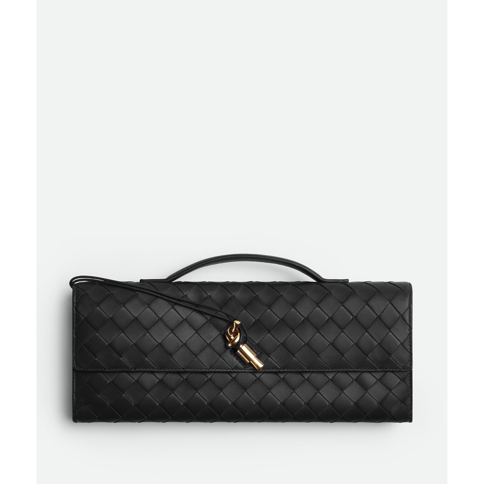 Sac Bottega - Clutch Andiamo - Noir - Vogue Maroc – Boutique digitale de mode de luxe