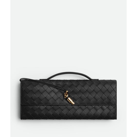 Sac Bottega - Clutch Andiamo - Noir - Vogue Maroc – Boutique digitale de mode de luxe