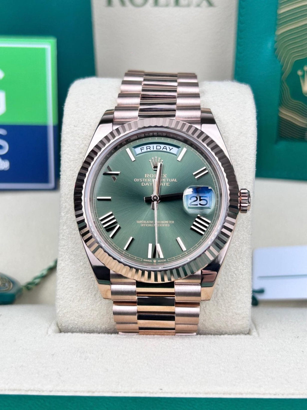 Rolex Day-Date – Cadran Vert Olive