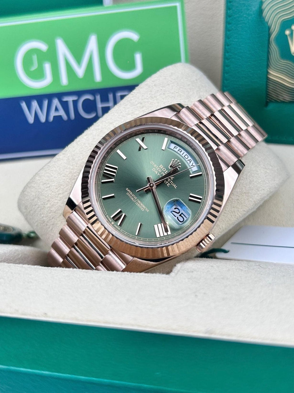 Rolex Day-Date – Cadran Vert Olive
