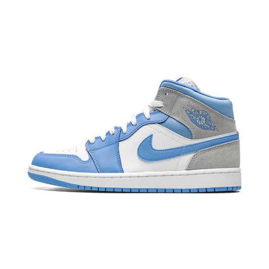 Air Jordan 1 Mid « Bleu Université Gris »