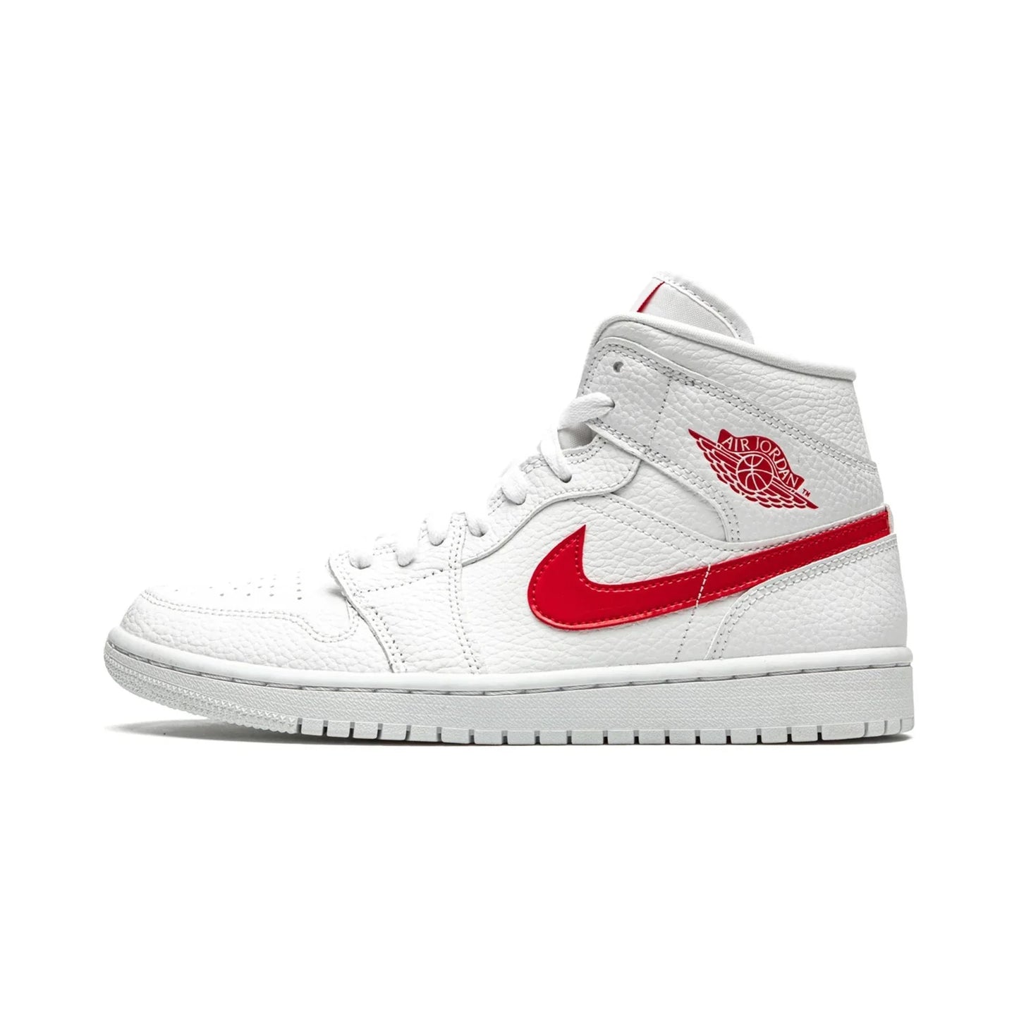 Air Jordan 1 Mid « Blanc/Rouge Université »