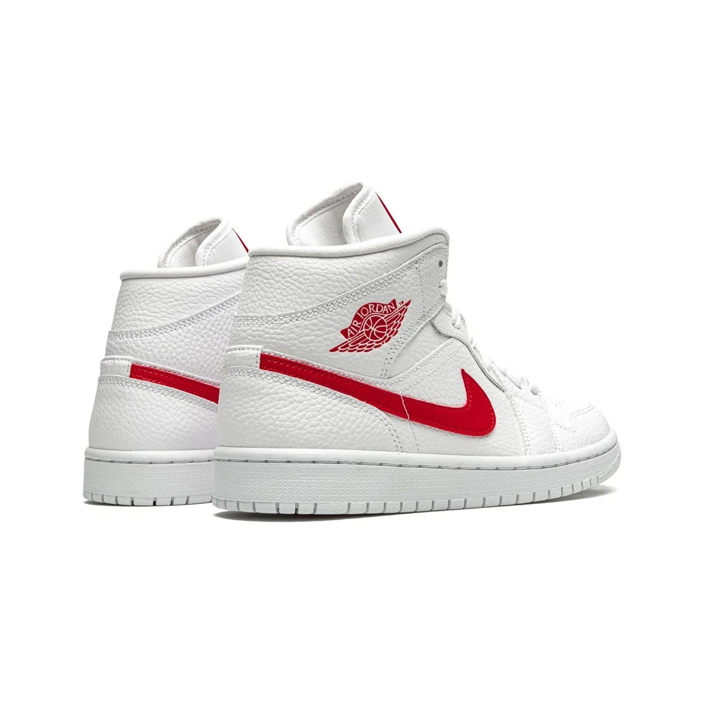 Air Jordan 1 Mid « Blanc/Rouge Université »