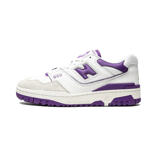 New Balance 550 "White Purple" - Vogue Maroc – Boutique digitale de mode de luxe