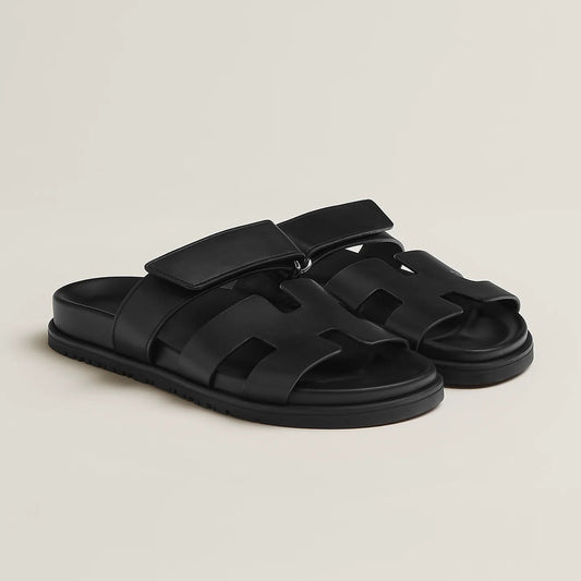 Sandales Chypre - Noir - Vogue Maroc – Boutique digitale de mode de luxe