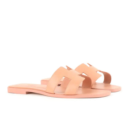 Sandales Oran - Rose saumoné - Vogue Maroc – Boutique digitale de mode de luxe