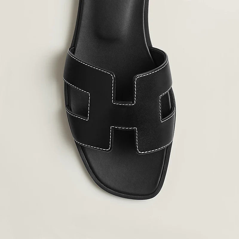 Sandales Oran - Noir - Vogue Maroc – Boutique digitale de mode de luxe