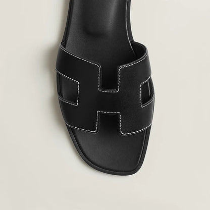 Sandales Oran - Noir - Vogue Maroc – Boutique digitale de mode de luxe