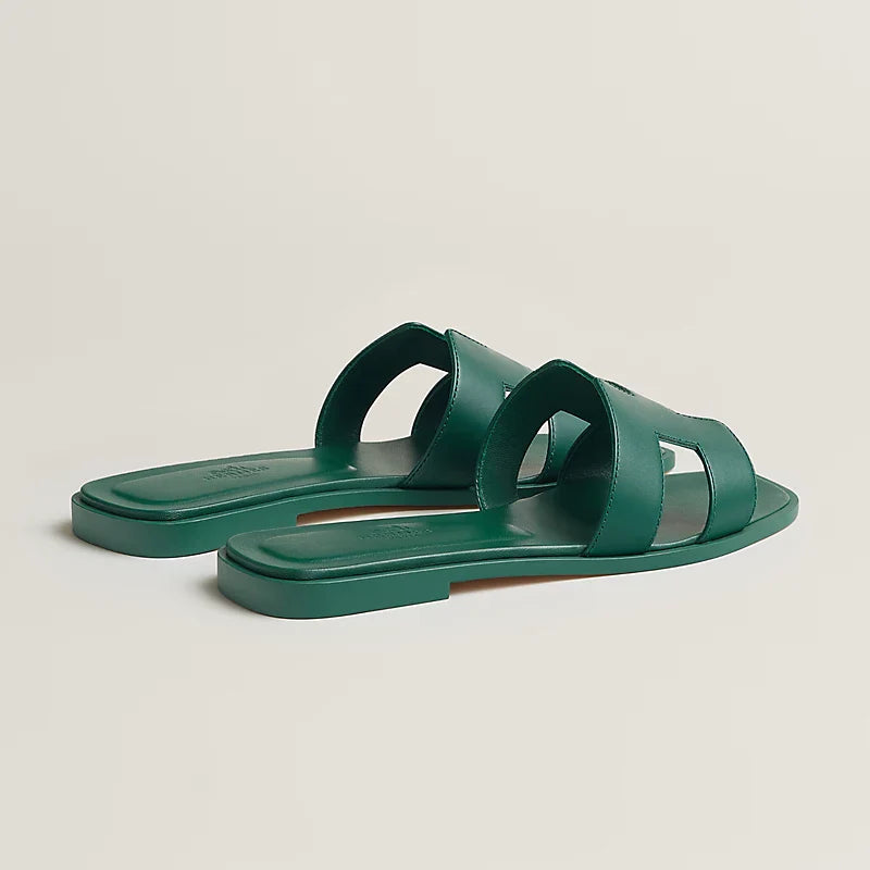 Sandales Oran - Vert Viride - Vogue Maroc – Boutique digitale de mode de luxe