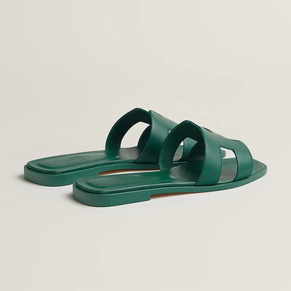 Sandales Oran - Vert Viride - Vogue Maroc – Boutique digitale de mode de luxe