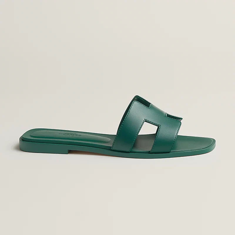 Sandales Oran - Vert Viride - Vogue Maroc – Boutique digitale de mode de luxe