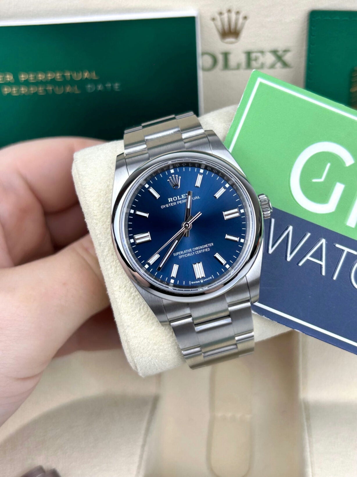 Rolex Oyster Perpetual BLEU